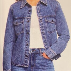 Express Woman’s XL Light Blue Denim Jacket NWT, $98 MSRP